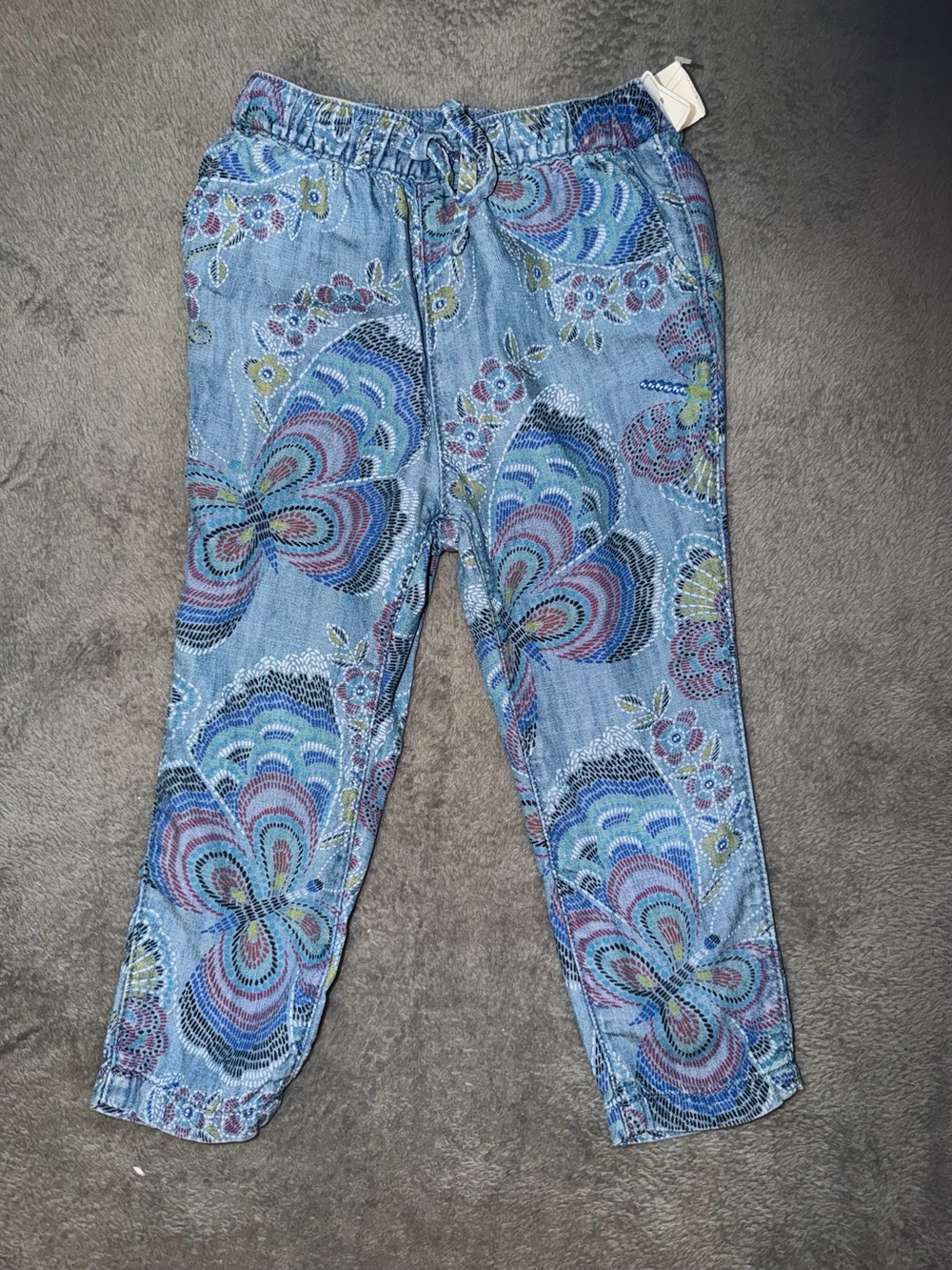 Baby Gap Girls Pants With Butterfly’s Size 2 Years